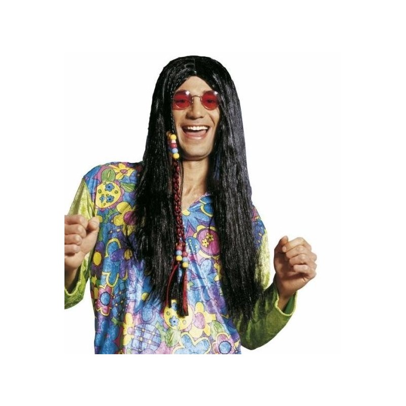 PELUCA HIPPIE CON TRENZA