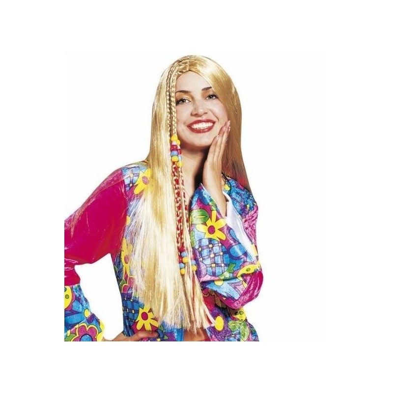 PELUCA HIPPIE CON TRENZA