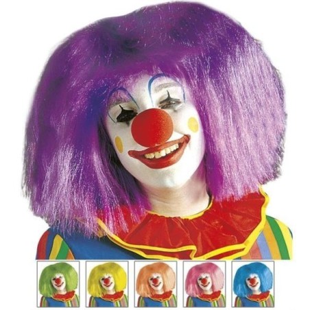 PELUCA PAYASO  LISA COLOR