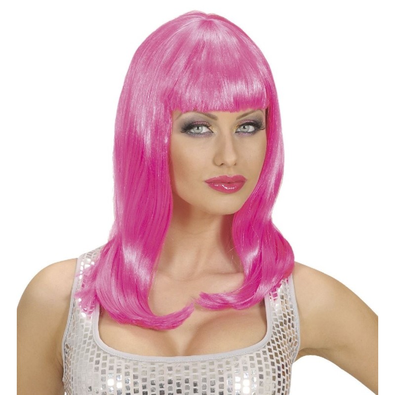 PELUCA LISA ROSA
