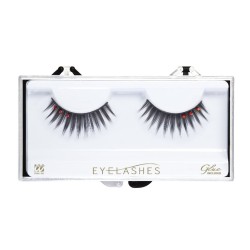 PESTAÑAS NEGRAS STRASS CON BRILLANTES 2