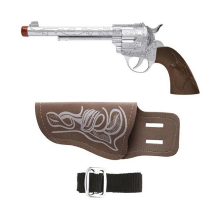 PISTOLA VAQUERO CON FUNDA Y CINTURÓN