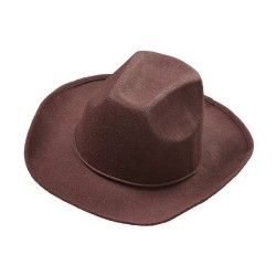 SOMBRERO VAQUERO FIELTRO  MARRÓN                  