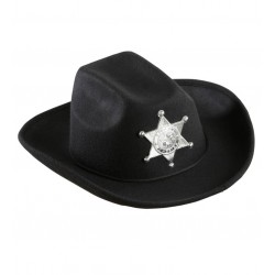 SOMBRERO VAQUERO FIELTRO INFANTIL NEGRO