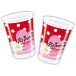 VASOS MINNIE PARA CUMPLEAÑOS