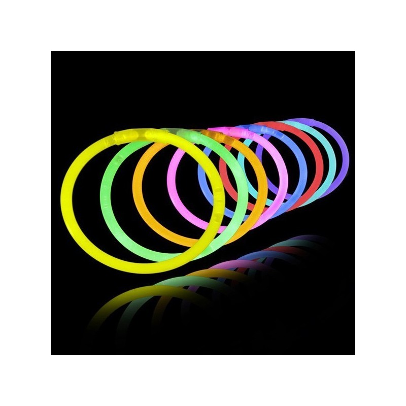 PULSERAS LUMINOSAS 25 UNIDADES