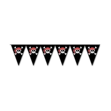 BANDERÍN PAPEL  PIRATAS 3 MT