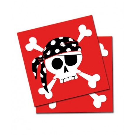 SERVILLETAS PIRATAS