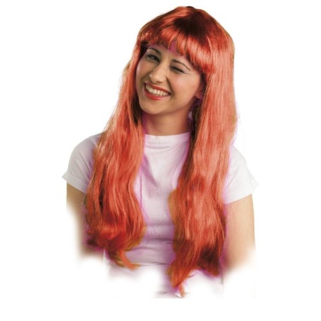 PELUCA NARANJA CON FLEQUILLO