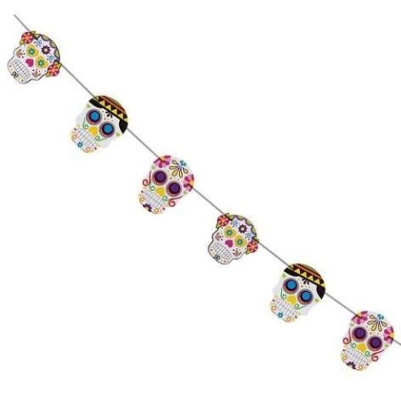 GUIRNALDA CALAVERAS DÍA DE LOS MUERTOS