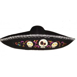 SOMBRERO MEJICANO DÍA DE LOS MUERTOS