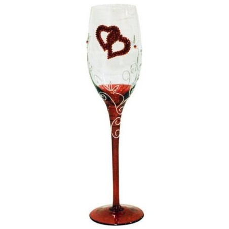 COPA CHAMPAGNE CORAZONES