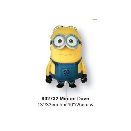 GLOBOS FOIL MINION DAVE MINI CON PALO