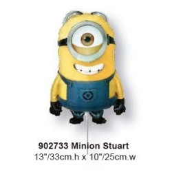 GLOBOS FOIL MINION STUART MINI CON PALO 2