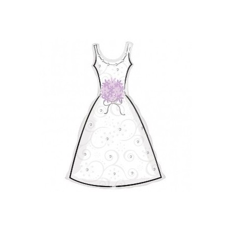 GLOBOS FOIL VESTIDO NOVIA