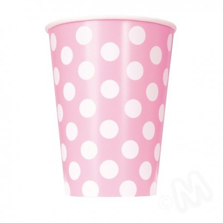 VASOS PAPEL LUNARES ROSA