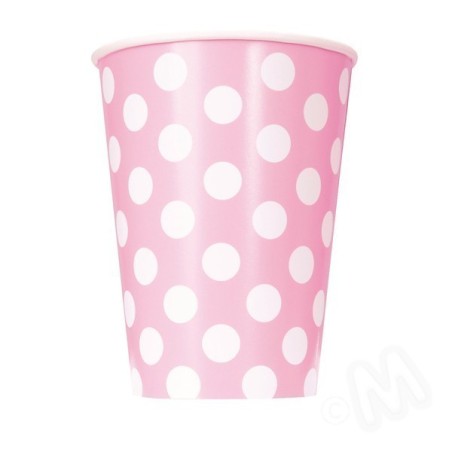 VASOS PAPEL LUNARES ROSA
