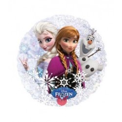 GLOBOS FOIL FROZEN HOLOGRÁFICO