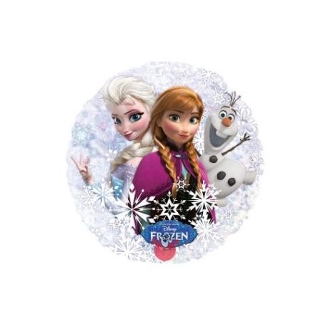 GLOBOS FOIL FROZEN HOLOGRÁFICO