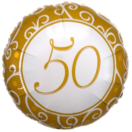 GLOBOS FOIL 50 ANIVERSARIO