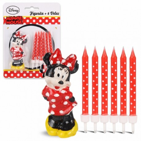 VELA FIGURA MINI CON 6 VELAS