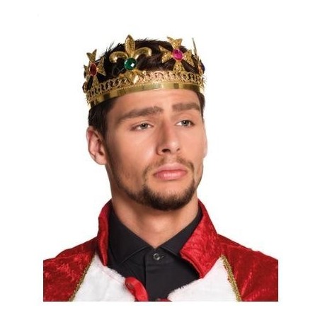 CORONA DE REY/REINA METALIZADA