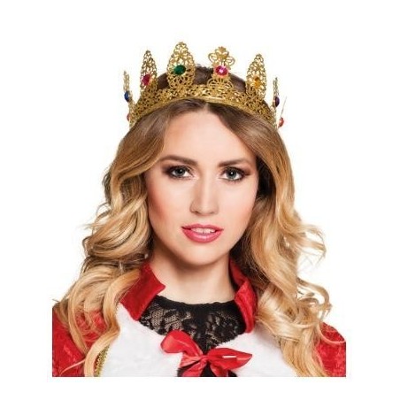 CORONA DE REY/REINA METALIZADA