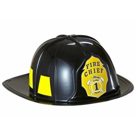 Casco Bombero modelado negro