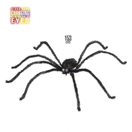 ARAÑA GIGANTE CON OJOS LUMINOSOS