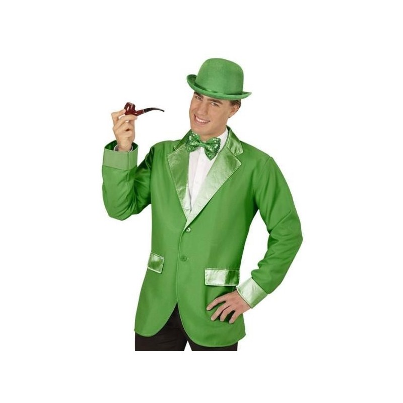 PAJARITA VERDE LENTEJUELAS CON LUZ