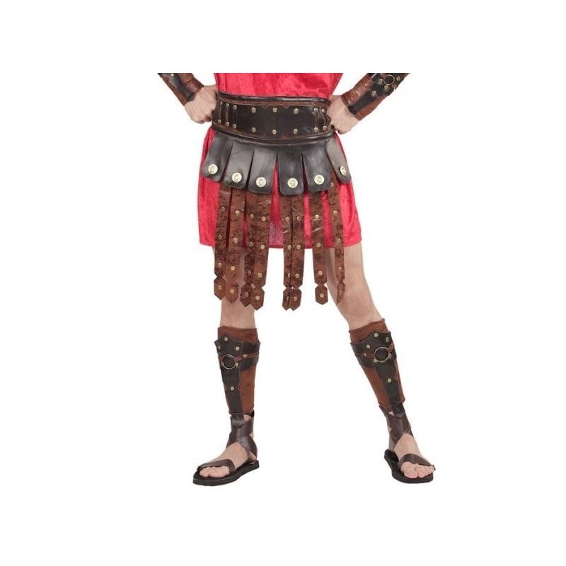 FALDA CON CINTURÓN ROMANO/GRIEGO SIMIL PIEL