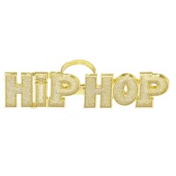 ANILLO HIP-HOP ORO