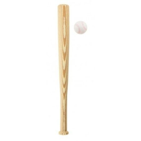BATE DE BEISBOL CON PELOTA