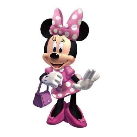 FIGURAS DE CARTÓN MINNIE ROSA