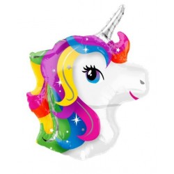 GLOBOS FOIL UNICORNIO ARCOIRIS