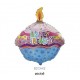 GLOBOS FOIL HAPPY BIRTHDAY CUPCAKE