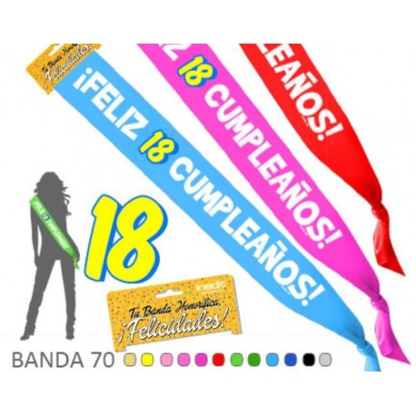 BANDA "FELIZ 18 CUMPLEAÑOS"