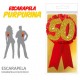 ESCARAPELA 50 AÑOS CON PURPURINA