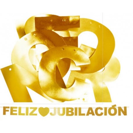 GUIRNALDA "FELIZ JUBILACIÓN"