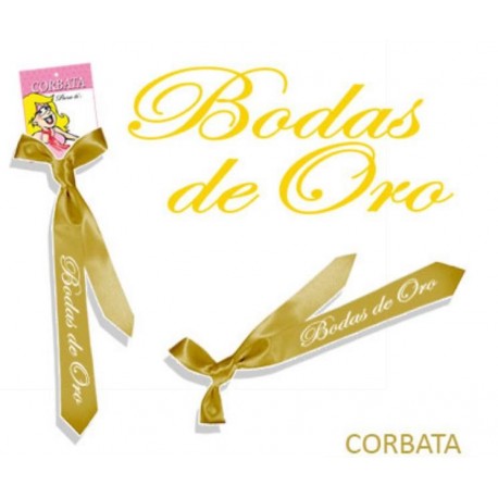 CORBATA "BODAS DE ORO"