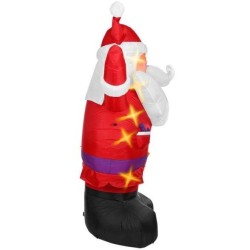 PAPÁ NOEL HINCHABLE LUMINOSO 2