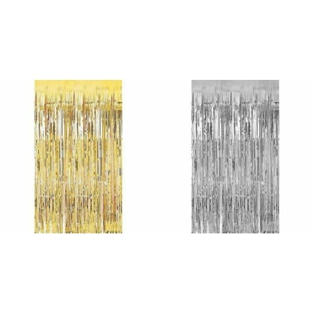 CORTINAS METALIZADAS PARA DECORACIÓN 
