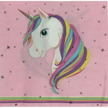 SERVILLETAS DE UNICORNIO