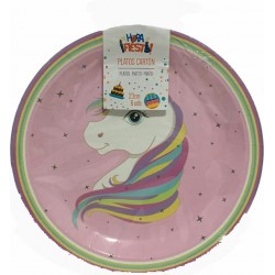 PLATOS DE UNICORNIO 18CM