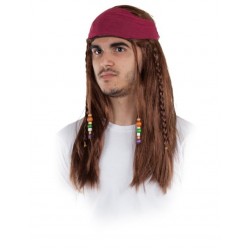 PELUCA PIRATA JACK SPARROW