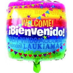 GLOBOS FOIL BIENVENIDO