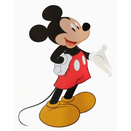 FIGURA DE CARTÓN SILUETA DE MICKEY MOUSE