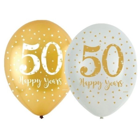 GLOBOS LÁTEX 50 ANIVERSARIO