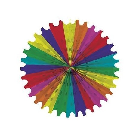 FAROLILLOS ABANICOS MULTICOLOR