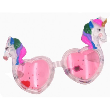 GAFAS UNICORNIO TRANSPARENTE